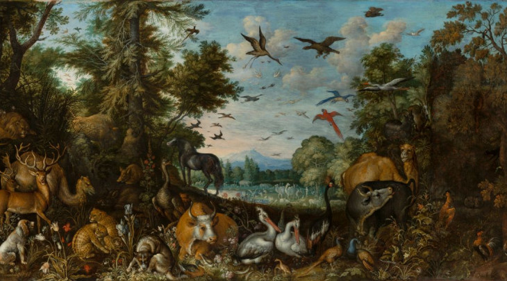 Křížem krážem Národní galerií Praha - Roelandt Savery, Ráj